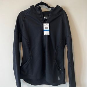 *Brand New w/Tags* Spyder Hooded Zip-up Women’s XL - Black